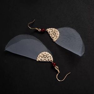 Vintage Elegant Butterfly Wings Earrings